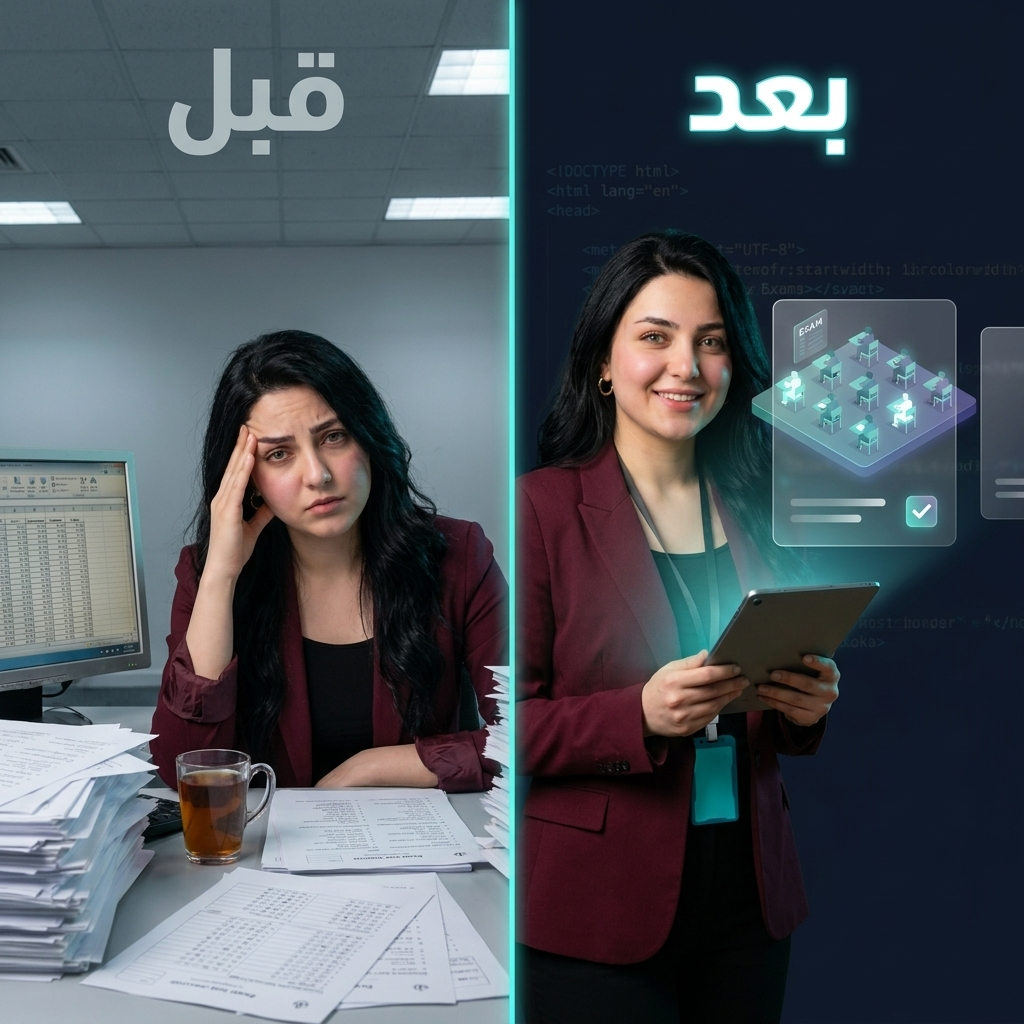 نظام الخرائط الامتحانية وتوزيع المراقبين للجامعات العراقية | MAP