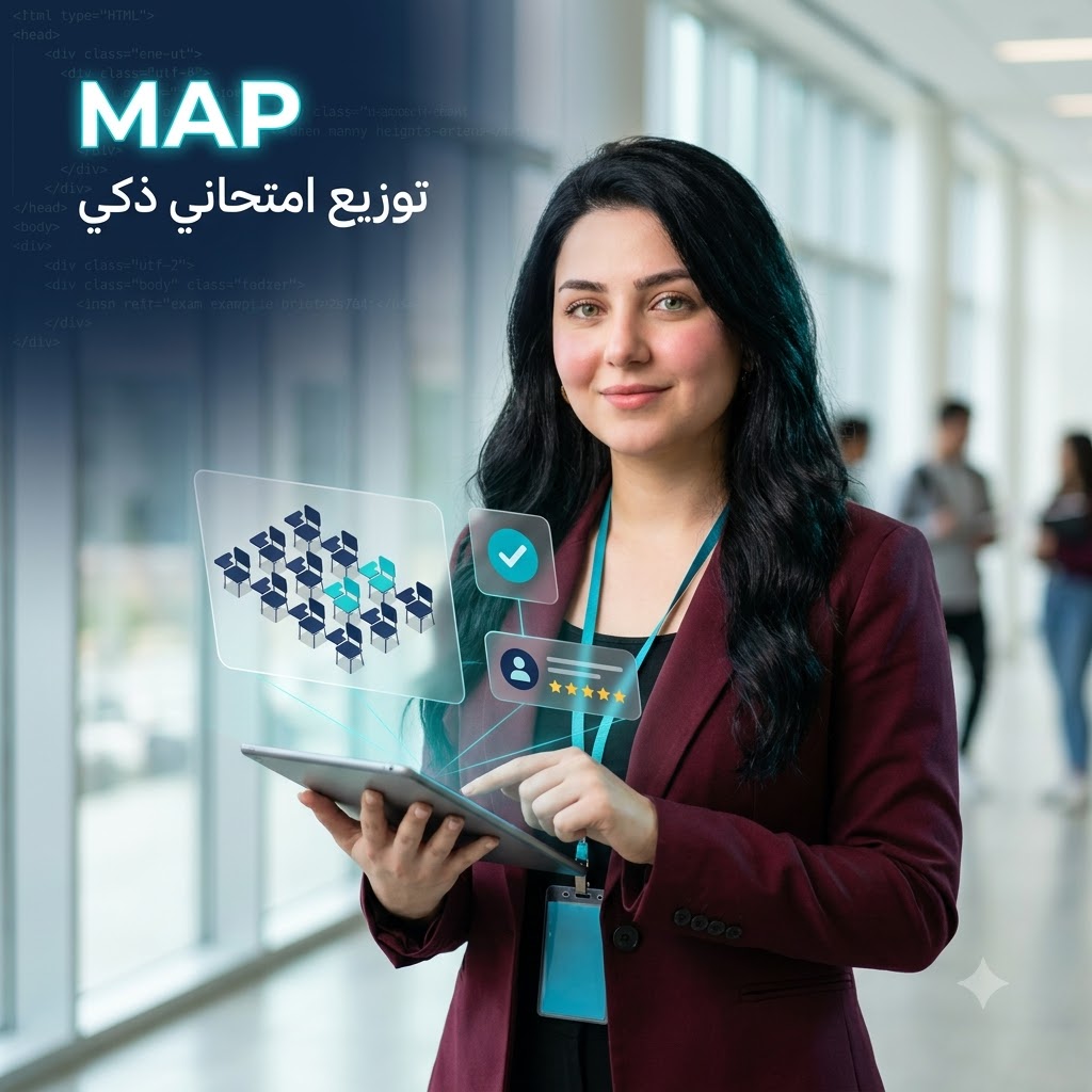 نظام الخرائط الامتحانية وتوزيع المراقبين للجامعات العراقية | MAP