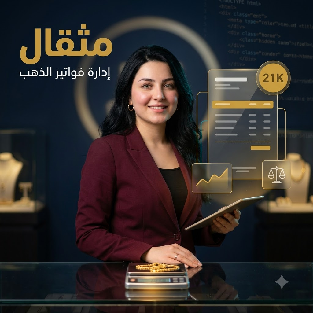 مثقال - لادارة فواتير الذهب الداخلية والسوفت
